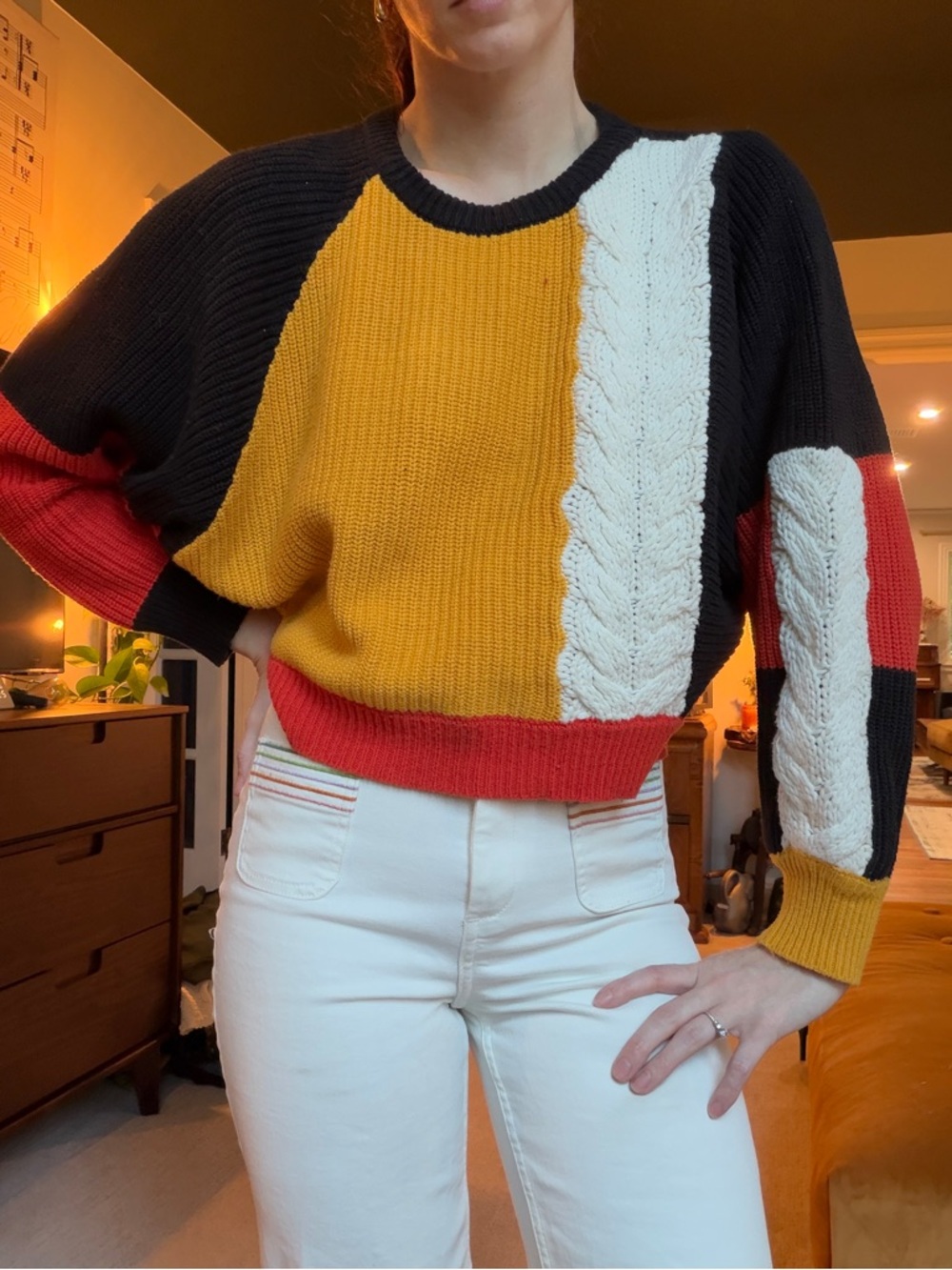 Colorblock sweater - Picture 2 of 7